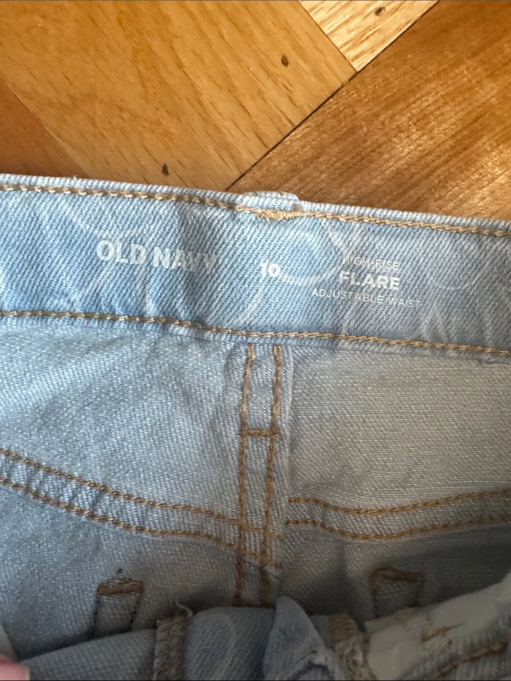 Kids Old Navy Light Blue and Dark Blue Jeans - Unbranded